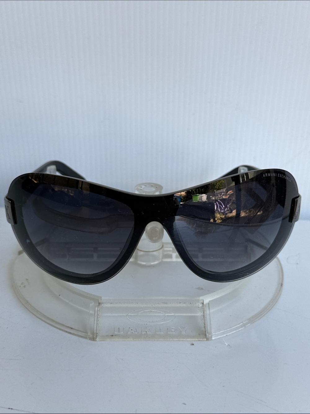 NEW ARMANI EXCHANGE AX010/S Black Sunglasses NEW WITHOUT TAGS - Picture 2 of 9